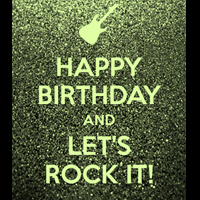 Happy Birthday Song in English Rock Band